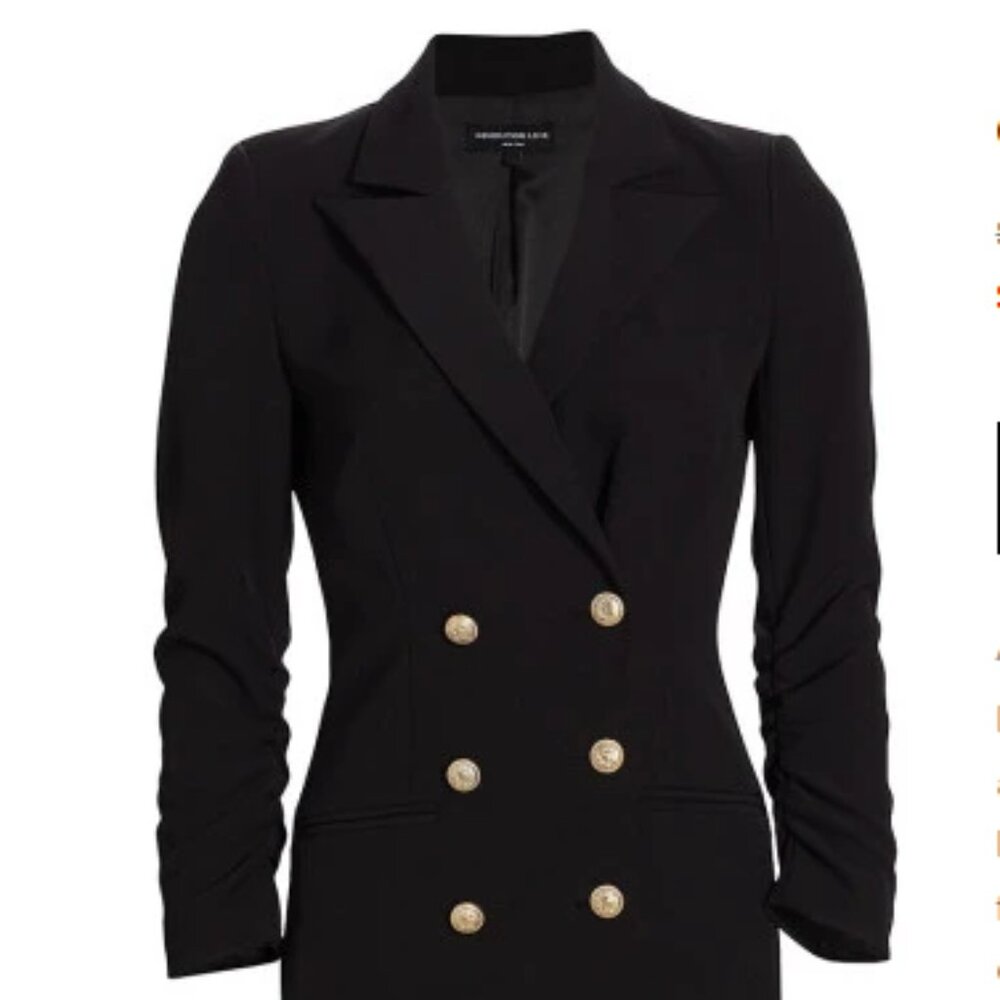 NEW WITHOUT TAGS!  Generation Love Gwen Blazer Dress with Gold Buttons Sz Medium